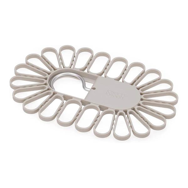 Joseph Joseph Joseph Joseph, Petal 22-piece Quick-grip Ecru Drying Hanger for Socks and Underwear, 50051