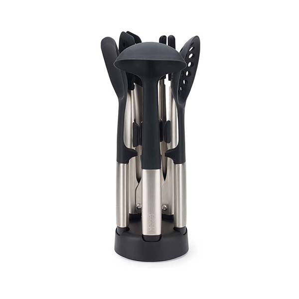 Joseph Joseph Kitchen & Dining Stainless Steel / Brand New Joseph Joseph, 10568, Elevate Fusion 5-Piece Stainless-Steel Utensil Set with Compact Stand