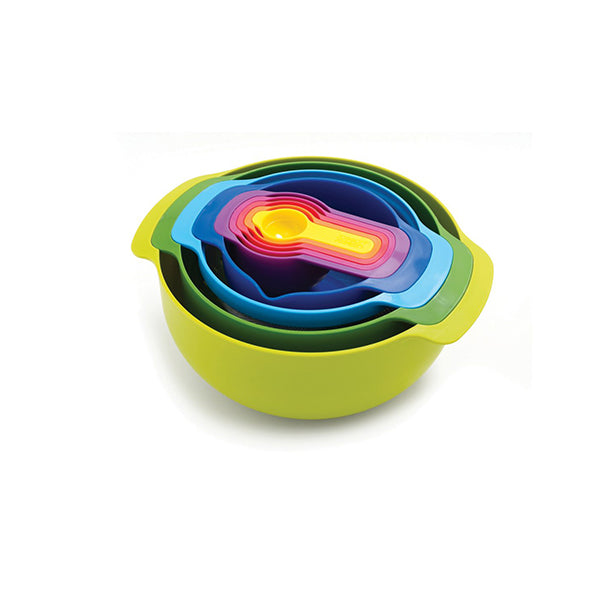 Joseph Joseph Kitchen & Dining Rainbow / Brand New Joseph Joseph, 40031, Nest 9 Plus, Multi-Colour, 9-Piece