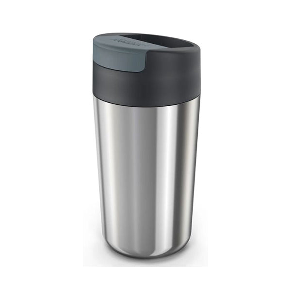 Joseph Joseph Kitchen & Dining Stainless Steel / Brand New Joseph Joseph, 81133, Sipp Stainless-steel Travel Mug Large with Hygienic Lid 454Ml