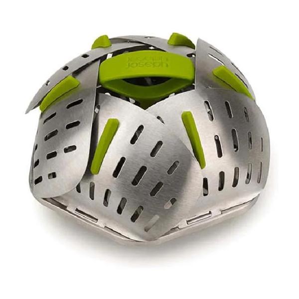 Joseph Joseph Kitchen & Dining Joseph Joseph, Bloom™ Stainless-steel Folding Steamer Basket, 45033