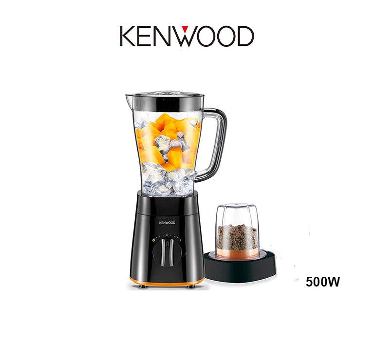 Kenwood Kitchen & Dining White / Brand New / 1 Year Kenwood Blender 500W Smoothie Blender/Smoothie Maker 1.5L With Multi Mill (Grinder/Chopper), Ice Crush Function