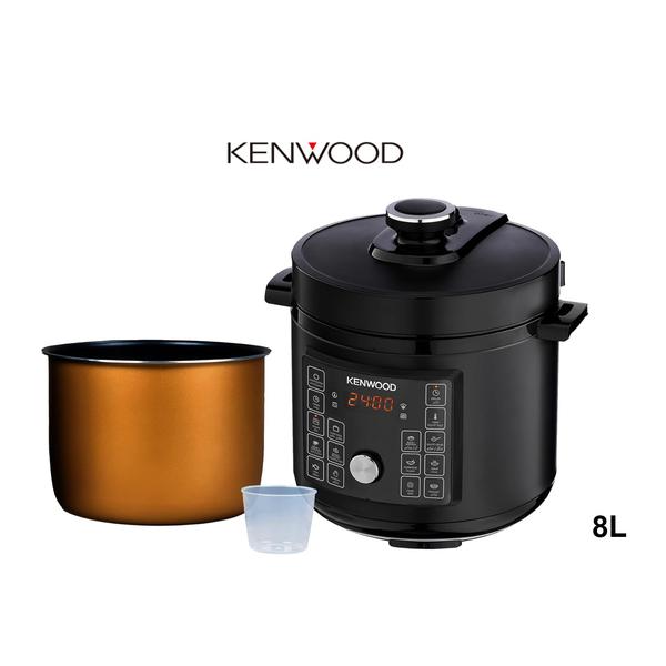 Kenwood Kitchen & Dining KENWOOD Electric Pressure Cooker 8L Smart Steam Pot 16-in-1 Multifunctional Programmable Multicooker, Steamer, Rice Cooker, Slow Cooker, Saute Pot, Soup, Yogurt, Cake & More PCM95.000BK