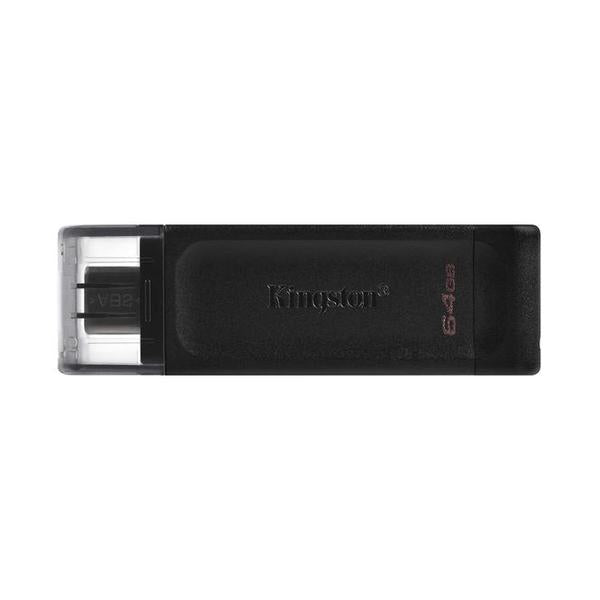 Kingston Electronics Accessories Black / Brand New Kingston DataTraveler 70 - DT70/64GB USB-C Flash Drive, 5 Years Official Warranty
