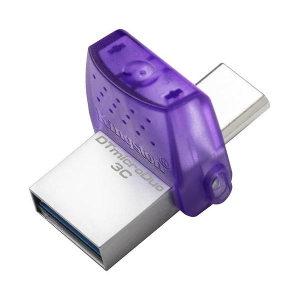 Kingston Electronics Accessories Purple / Brand New Kingston DataTraveler microDuo 3C USB Flash Drive 64GB USB Gen 3 OTG Type-C to USB Type-A - DTDUO3CG3/64GB, 5 Years Official Warranty