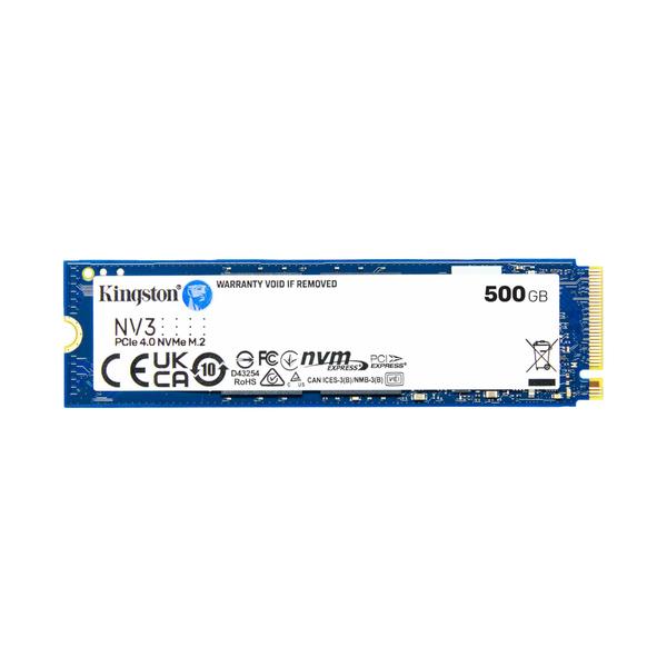 Kingston Electronics Accessories Brand New Kingston NV3 500GB M.2 2280 NVMe PCIe Internal SSD, SNV3S-500G