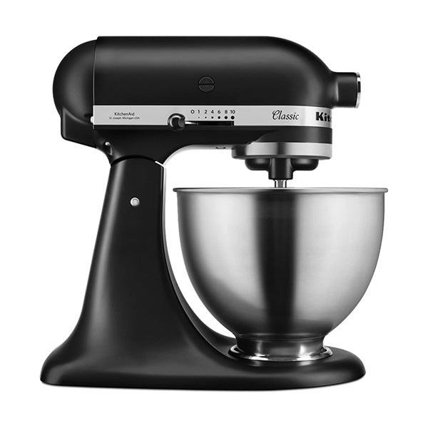 KitchenAid Kitchen & Dining Matte Black / Brand New / 1 Year KitchenAid 5K45SS Classic Stand Mixer 4.3L