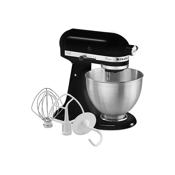 KitchenAid Kitchen & Dining Black / Brand New / 1 Year KitchenAid 5K45SSEOB Classic 4.3L Tilt-Head Stand Mixer