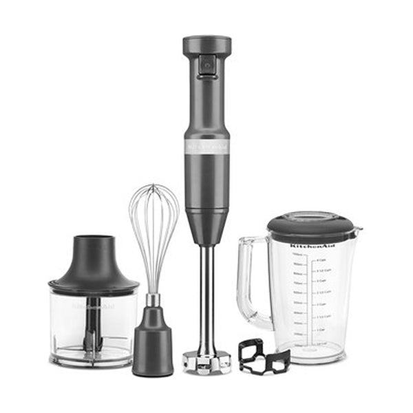 KitchenAid Kitchen & Dining Dark Grey / Brand New / 1 Year KitchenAid 5KHBV83E Hand Blender with Accessories