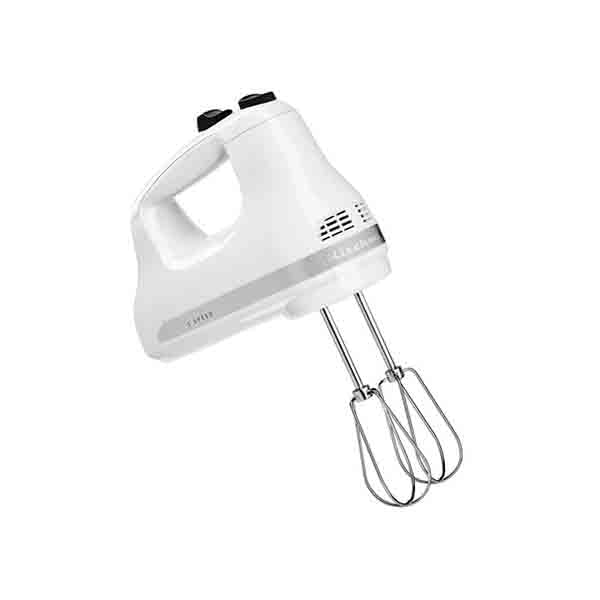 KitchenAid Kitchen & Dining White / Brand New / 1 Year KitchenAid 5KHM5110EWH 5 Speed Hand Mixer Classic