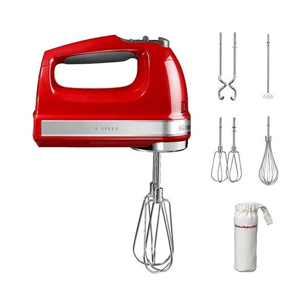 KitchenAid Kitchen & Dining Empire Red / Brand New / 1 Year KitchenAid 5KHM9212 9-Speed Hand Mixer