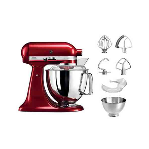 KitchenAid Kitchen & Dining Red / Brand New / 1 Year KitchenAid 5KSM175PSECA Mixer Tilt-Head 4.8L + 3L Bowl + Flex Edge Beater