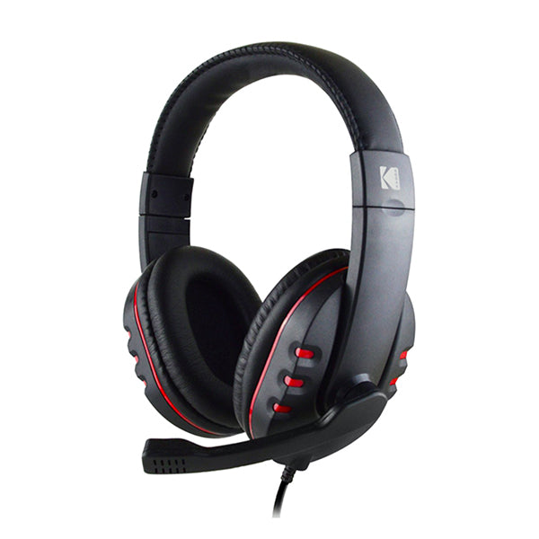 Kodak Audio Black / Brand New Kodak Wired Headphone With Adjustable Microphone Volume Control USB 1.2m Cable - PHD708