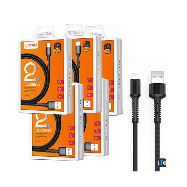 LDNIO Electronics Accessories LDNIO LS64, Fast Charge, Data Cable - 1 Meter, IOS & MicroUSB