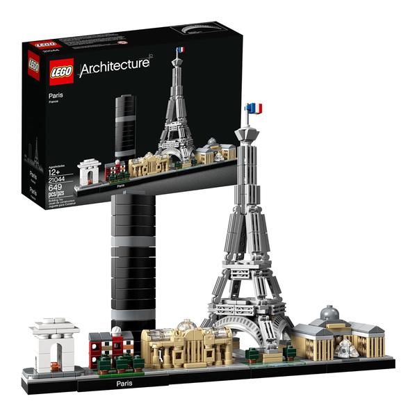 Lego Toys LEGO Architecture Paris Model Building Set - Detailed Display Building Block Set for Kids, Boys and Girls, Ages 12+ - Unique Gift for Travel & Architecture Enthusiasts - 21044