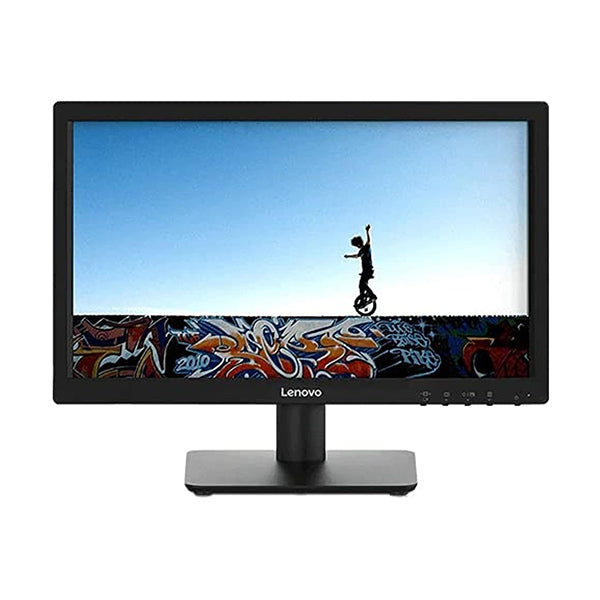 Lenovo Video Black / Brand New / 1 Year Lenovo D19-10, 18.5" FHD Monitor VGA+HDMI - 61E0KCT6UK