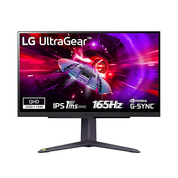 LG Video Black / Brand New / 3 Years LG 27GR75Q-B Ultragear Gaming Monitor 68.5 cm (27"), 2560 x 1.440, 16:9, WQHD 1440p, 99% sRGB, HDR10, 165 Hz, 1ms GtG