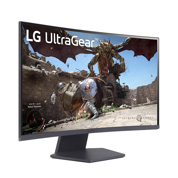 LG Video Black / Brand New / 3 Years LG 27GS60QC-B Ultragear Curved Gaming Monitor 27-Inch QHD (2560x1440) 180Hz 1ms 1000R AMD FreeSync HDR10 HDMIx2 DisplayPort Borderless Design Black Stabilizer DAS Crosshair FPS Counter