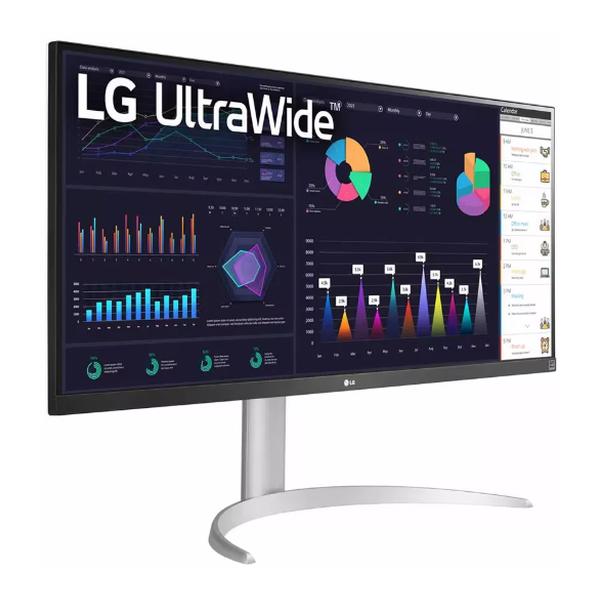 LG Video White / Brand New / 1 Year LG 34WQ650-W 34 Inch UltraWide FHD VESA DisplayHDR 400 AMD FreeSync™ IPS Monitor with USB Type-C