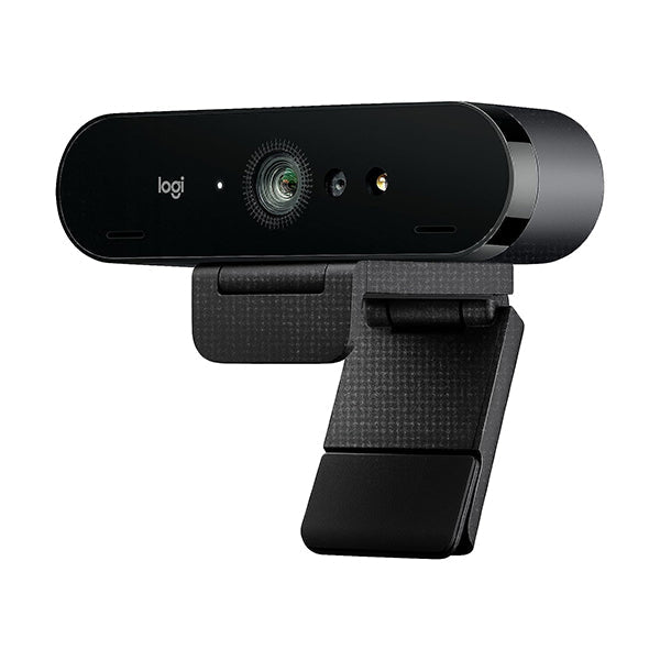 Logitech Cameras Black / Brand New / 1 Year Logitech, Brio 4K Webcam, Ultra 4K HD Video Calling, Noise-Canceling mic, HD Auto Light Correction, Wide Field of View, Works with Microsoft Teams, Zoom, Google Voice, PC/Mac/Laptop/Macbook/Tablet - 960-001194