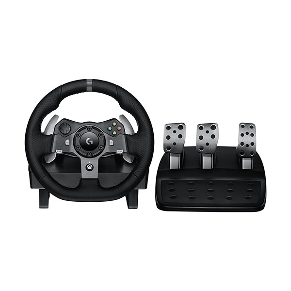 Logitech Electronics Accessories Black / Brand New Logitech G920 Driving Force Racing Wheel and Floor Pedals, Real Force Feedback, Stainless Steel Paddle Shifters, Leather Steering Wheel Cover for Xbox Series X|S, Xbox One, PC, Mac