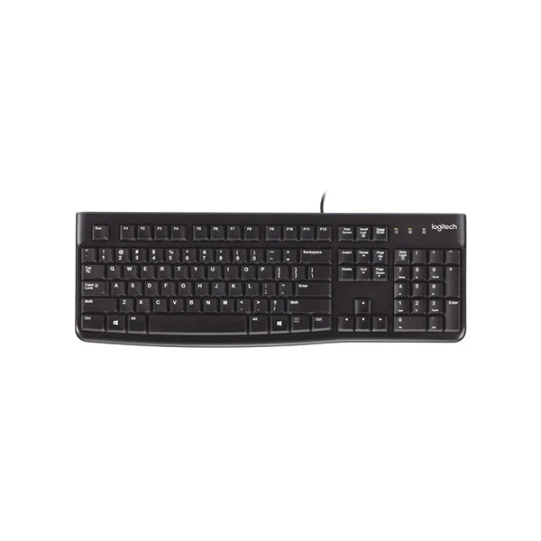 Logitech Electronics Accessories Black / Brand New / 2 Years Logitech, K120 Wired Keyboard - 920-002495