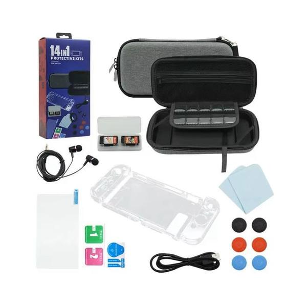 Lucky Fox Brand New Nintendo Switch 14-in-1 Protective Accessories Kits