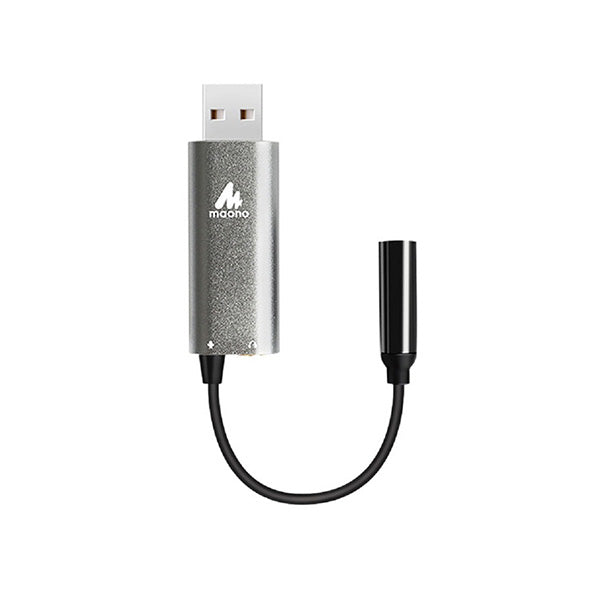 Maono Electronics Accessories Grey / Brand New Maono Monitorable Digital USB Sound Card Adapter - AD304