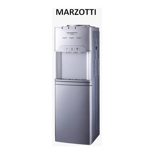Marzotti Plumbing Marzotti Top Loading Water Dispenser Silver Compressor with Storage Cabinet Water, MZWD02B