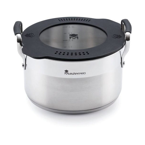 MasterPro Kitchen & Dining Stainless Steel / Brand New MasterPro, Casserole 20Cm Ss Ind W/Lid Smart - BGEU-3778