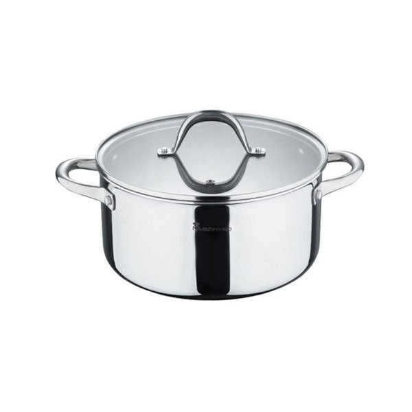 MasterPro Kitchen & Dining Stainless Steel / Brand New MasterPro, Casserole 24X12Cm S/S Ind W/Lid Hi-Tech 3 - BGMP-1625