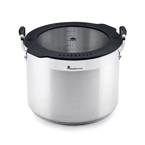 MasterPro Kitchen & Dining Stainless Steel / Brand New MasterPro, Casserole 28Cm Ss Ind W/Lid Smart - BGEU-3780