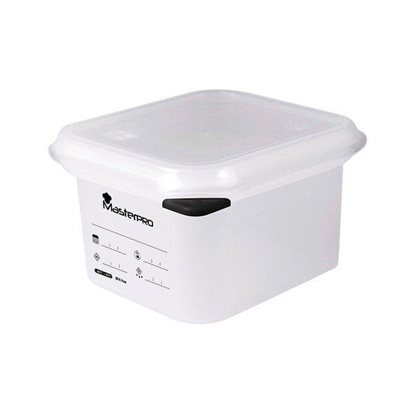 MasterPro Kitchen & Dining White / Brand New MasterPro Food Container 17,6X16,2X10Cm 1,7L Foodies - BGEU-2941