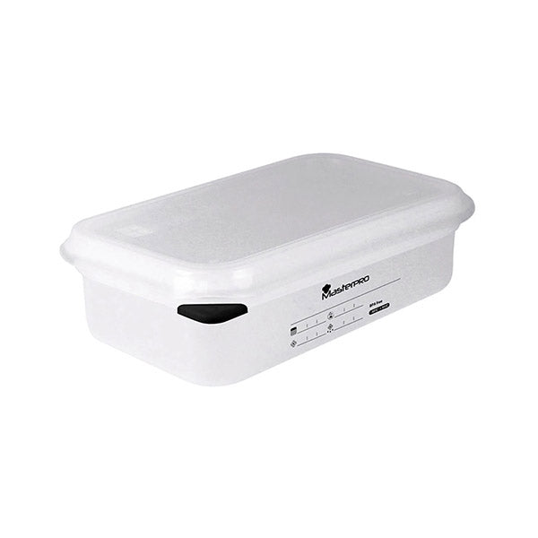 MasterPro Kitchen & Dining White / Brand New MasterPro Food Container 26,5X16,2X6,5Cm 1,8L Foodies - BGEU-2942