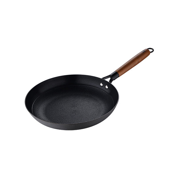 MasterPro Kitchen & Dining Black / Brand New MasterPro, Frypan 28X48X5.5Cm Pressed Iron Odin - BGMP-3817