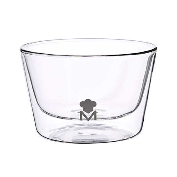 MasterPro Kitchen & Dining Transparent / Brand New MasterPro Lunch and Dinner Bowl 510Ml Double Wall Borosilicate Barware Mixology - BGMP-20103