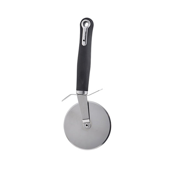 MasterPro Kitchen & Dining Black/silver / Brand New MasterPro, Pizza Cutter 22.3X8.2Cm Ss + Pbt Foodies - BGMP-4847