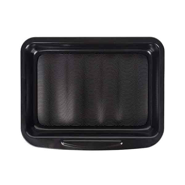 MasterPro Kitchen & Dining Black / Brand New MasterPro, Roaster Pan 35.5X28.1X5Cm Carbon Steel Foodies - BGMP-7339