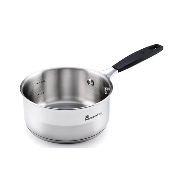 MasterPro Kitchen & Dining Stainless Steel / Brand New MasterPro, Saucepan 16Cm Ss Ind Smart - BGEU-3775