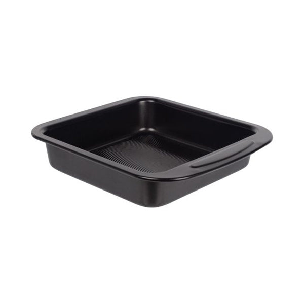 MasterPro Kitchen & Dining Black / Brand New MasterPro, Square Pan 25.4X22.8X4.8Cm Carbon Steel Foodies - BGMP-7336