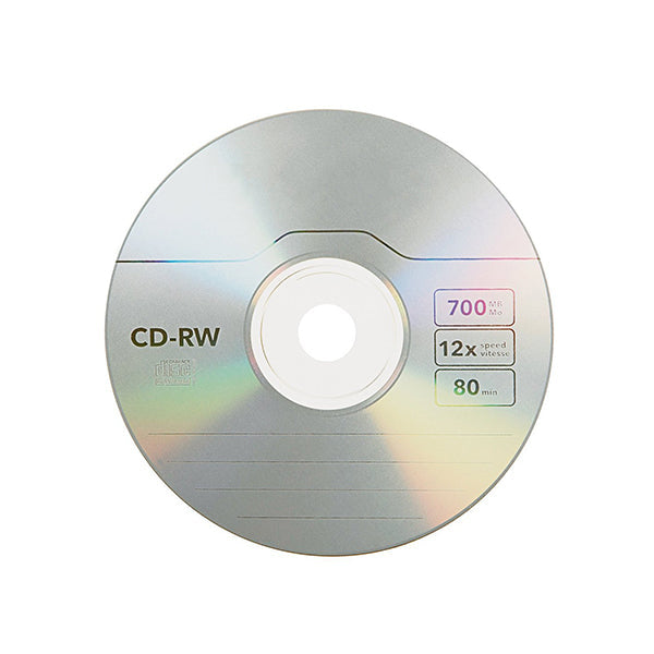 Memory Electronics Accessories Silver / Brand New Memory CD -RW Rewritable with 700MB, 4x for Audio, Video, and Data