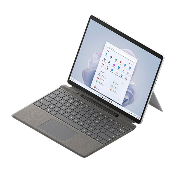 Microsoft Laptops Platinum / Brand New / 1 Year Microsoft Surface Pro 9, 13.3" Touchscreen 2-in-1 Tablet, Intel Core i5-1235U, Intel Iris Xe Graphics, 16GB DDR5 RAM, 256GB SSD, Windows 11h, Platinum with Keyboard