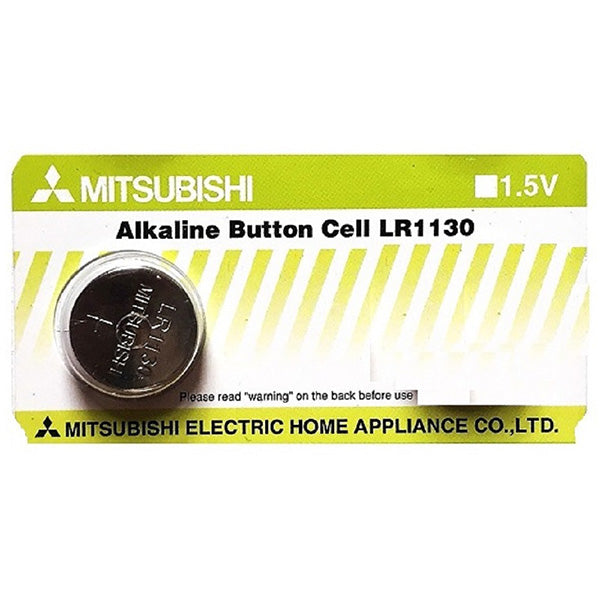 Mitsubishi Electronics Accessories Bronze / Brand New Mitsubishi Alkaline Button Cell Battery  1.5 Volt for Watches, Cameras LR1130, AG10 Pack of 10 - 389