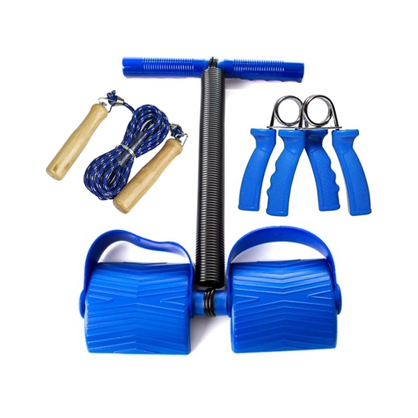 Mobileleb Athletics Blue / Brand New 3-way Bodybuilding Body Training 4 Pcs Set