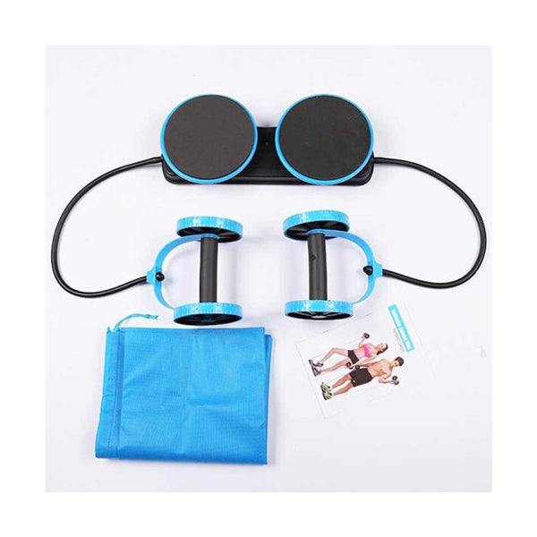 Mobileleb Athletics Blue / Brand New 5-in-1 Multi-Functional Core Ab Workout Abdominal Wheel