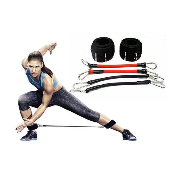 Mobileleb Athletics Black / Brand New 7 Pieces Speed Agility Strength Leg Resistance Bands - 95918
