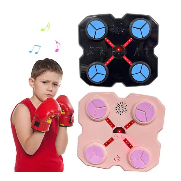 Mobileleb Athletics Intelligent Boxing Machine 4 Punch, Dynamic Music, Boxing Mode, Colorful Lighting