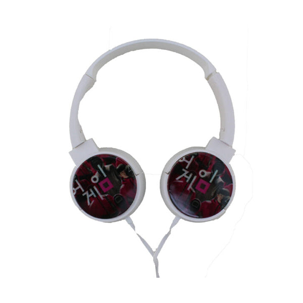 Mobileleb Audio White / Brand New Cool Gift, Squid Game Wired Headphones - SG-HEADPHONES