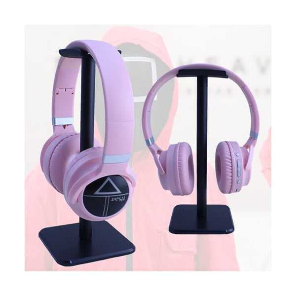 Mobileleb Audio Pink / Brand New Cute Wireless Headphone For Kids With LED Light - GE-02