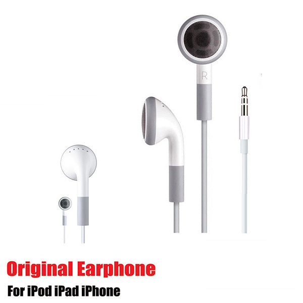 Mobileleb Audio White / Brand New Earphones with Volume Control Apple Design Wired - MB770